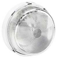 Bulkhead light IP 44 - IK 07 Round - B 22 - glass diffuser
