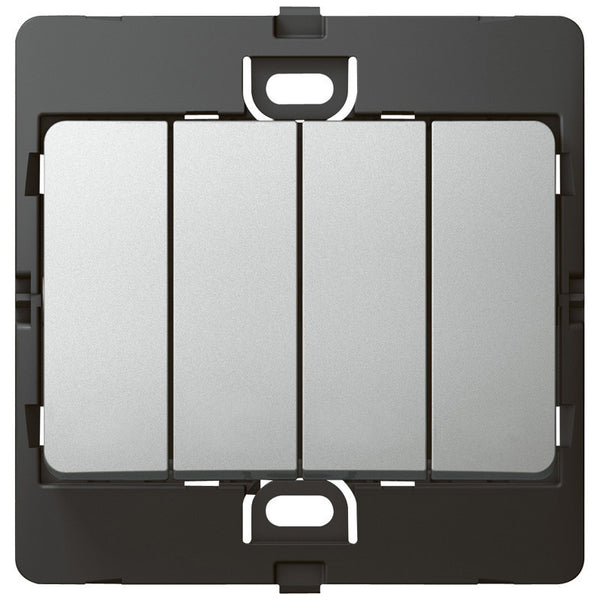 LEGRAND 283007 281905 4G 2W 10AX Mallia Silver