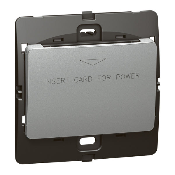 LEGRAND 283048 281905 KEY CARD SWITCH Mallia Silver
