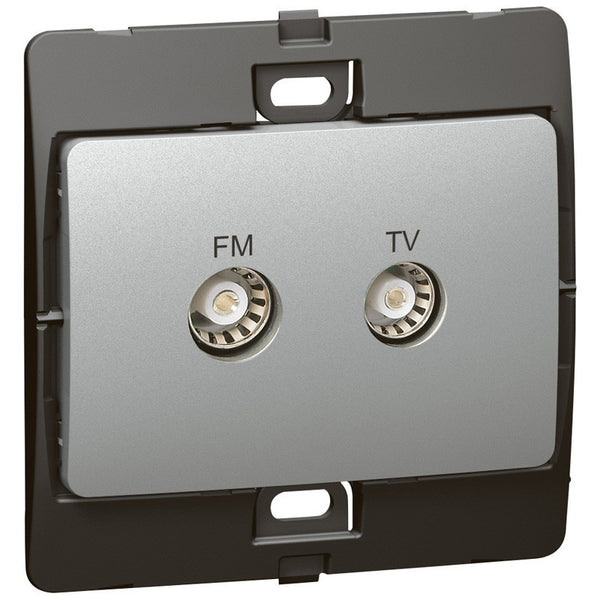 LEGRAND 283153 281905 TV + FM Mallia Silver
