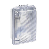 Bulkhead light IP 54 - IK 08 Rectangular-75W incandescent clear