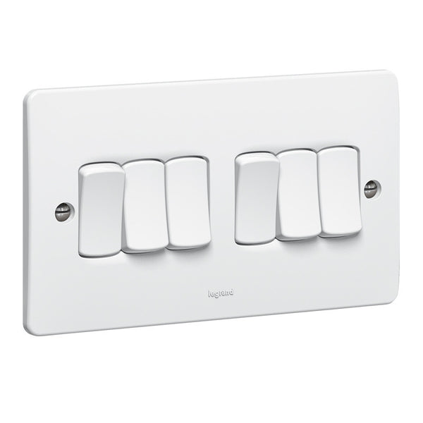 LEGRAND 730006 6G 2W 10AX Synergy White