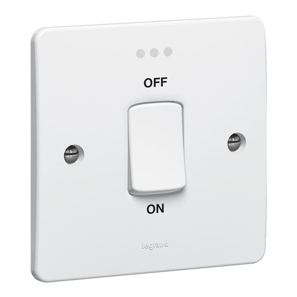 LEGRAND 730023 45ADP SWITCH 1G + LED Synergy White