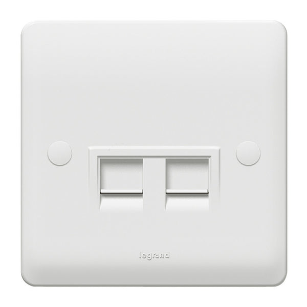 LEGRAND 730057 DATA OUTLET RJ45 DOUBLE Synergy White