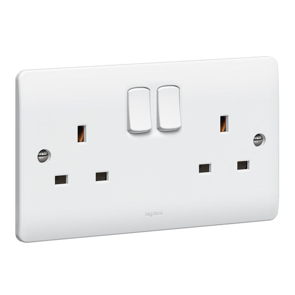 LEGRAND 730076 13A DOUBLE SWITCHED SOCKET