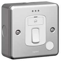 LEGRAND 733837 13A FCU SWITCHED + LED + C/O Synergy Metalclad