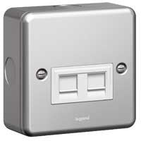 LEGRAND DATA OUTLET RJ45 DOUBLE Part No: 733857