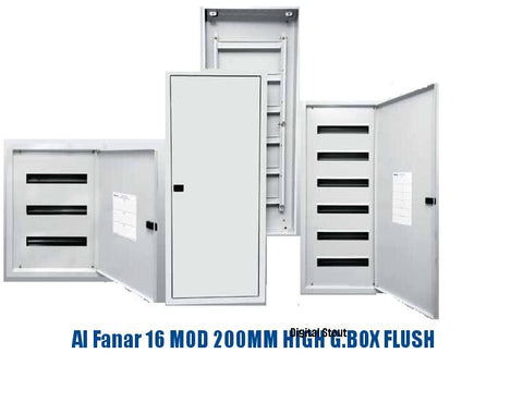 Al Fanar 16 MOD 200MM HIGH G.BOX FLUSH - Digital Stout