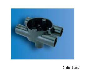 Decoduct 25mm H-FOUR WAY(Back Outlet)