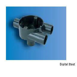 Decoduct 25mm Y-THREE WAY (Back Outlet)