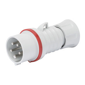 GEWISS GW600020H STRAIGHT PLUG 3P+N+E 32A - RED IP44