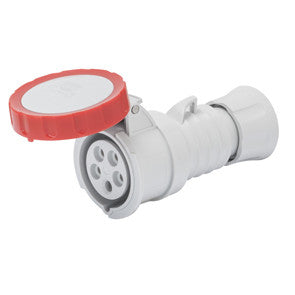 GEWISS GW62031H STRAIGHT CONNECTOR - 3P+N+E 16A IP67-RED IP67