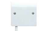 MK 20A FLEX OUTLET FRONT PLATE UNFUSED