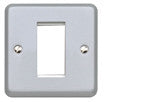 MK K181ALM METALCLAD 1G EURO FRONTPLATE 1 MODULE