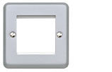 MK K182WHI 2M 1G EURO FRONTPLATE APERTURE 50X50