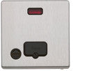 MK K24978BSSB 13A DP UNSW FUSED CONN UNIT WITH NEON AND FLEX OUTLET