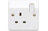 MK K2757SAWHI 13A 1G DP SWITCHSOCKET DE-TERMINALS