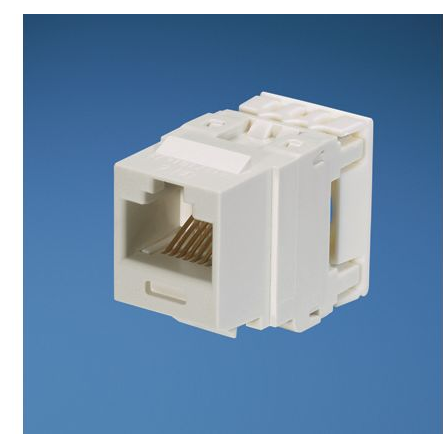 Panduit Cat 6 Jack, UTP, Arctic White Color, Punchdown (NK688MAW)