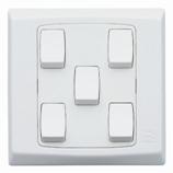 MK S8875W1WHI 5G 1W 10AX SP Switch