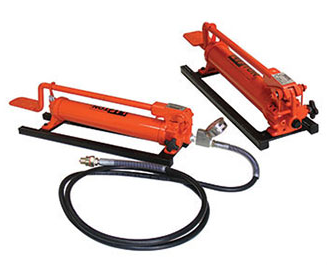 LIFTON Foot Pump with 3 meter long hose, pressure guage and guage block