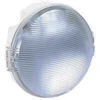 Bulkhead light Koro IP54-IK08 Round-100W incandescent-E27-white