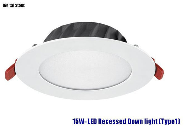 FRATER 15W- LED Recessed Down light (Type1)