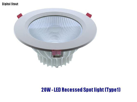 FRATER 20W - LED Recessed Spot light (Type1)