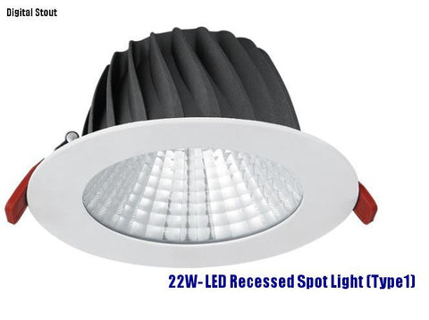 FRATER 22W- LED Recessed Spot Light (Type1)