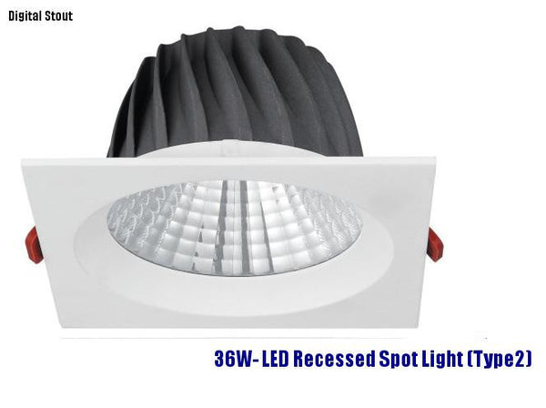 FRATER 36W- LED Recessed Spot Light (Type2)