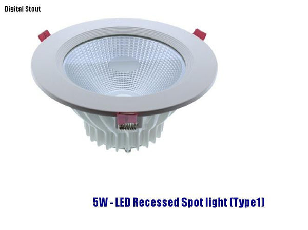 FRATER 5W - LED Recessed Spot light (Type1)