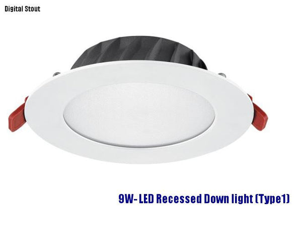 FRATER 9W- LED Recessed Down light (Type1)