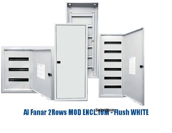 Al Fanar 2Rows MOD ENCL.16M - Flush WHITE