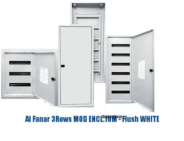 Al Fanar 3Rows MOD ENCL.16M - Flush WHITE