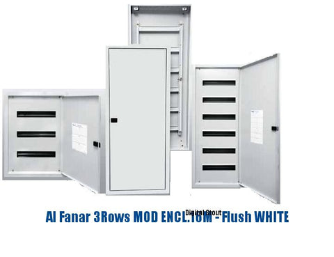 Al Fanar 3Rows MOD ENCL.16M - Flush WHITE - Digital Stout