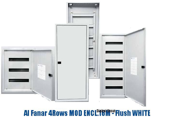 Al Fanar 4Rows MOD ENCL.16M - Flush WHITE