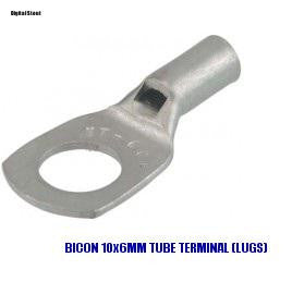 BICON 10x6MM TUBE TERMINAL (LUGS)