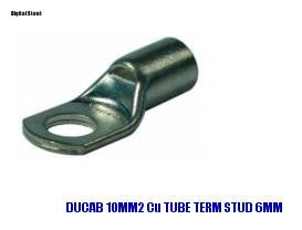 DUCAB 10MM2 Cu TUBE TERM STUD 6MM