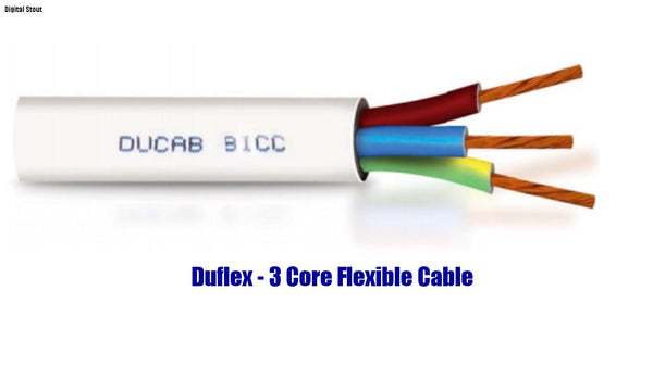 Duflex - 3 Core 105 Degrees Flexible Cable