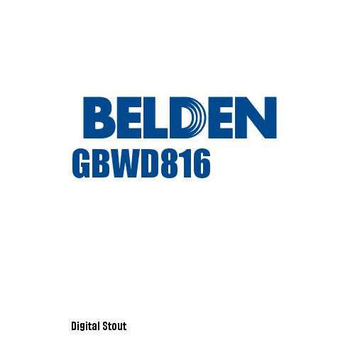 Belden GBWD816