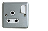 MK K2873ALM METALCLAD 1G 15A DP SWITCHSOCKET