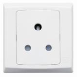 MK S772Whi 1G 15A Unswitched Socket Outlet