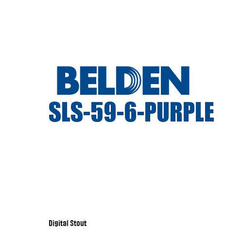 Belden SLS-59/6-PURPLE