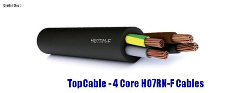 TopCable - 4 Core HO7RN-F Cables